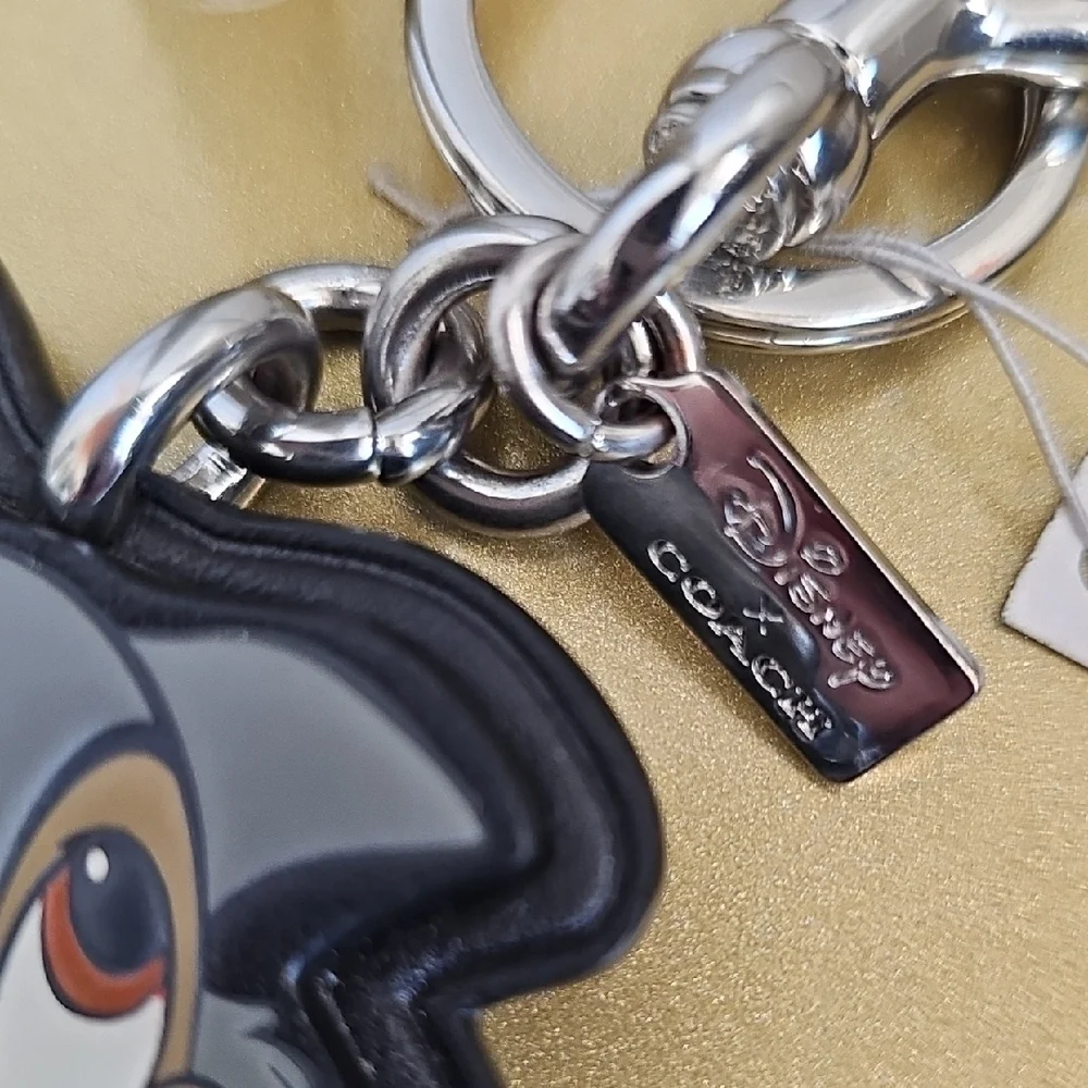 Disney x Coach Thumper Bag Charm NWT - Picture 2 of 5